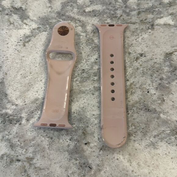 ⌚ Light Pink Apple Watch Sport Band - Size Small/Medium - Gently Used - Picture 3 of 3